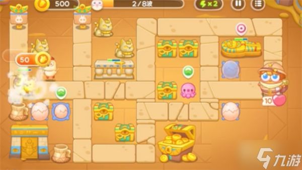 保卫萝卜4法老归来第2关攻略