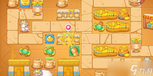 保卫萝卜4法老归来第48关攻略