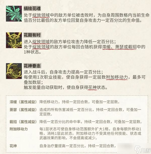 《物华弥新》百花图卷技能介绍