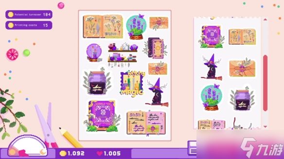 制作魔法贴纸！《小小贴纸铺》新DLC「暗影之书」上线