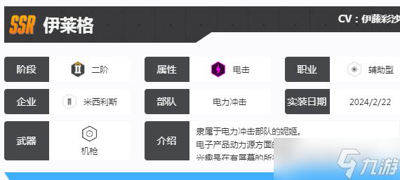 《胜利女神新的希望》伊莱格介绍