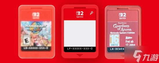 Switch2三种游戏卡带曝光！代码分别为LB、LP、LN