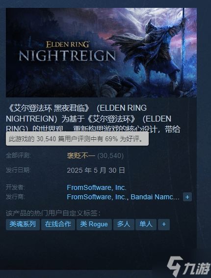 《艾尔登法环：黑夜君临》首发周末在线不升反降?你觉得是为什么?