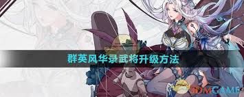 群英风华录如何提升武将等级