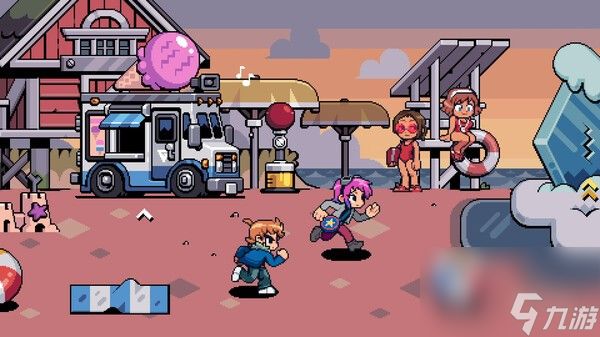 2D像素冒险游戏《Scott Pilgrim EX》新预告