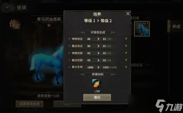 《奇迹世界起源》坐骑系统玩法介绍