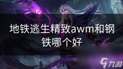 地铁逃生精致awm和钢铁哪个好