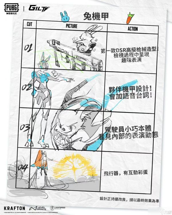 绝地求生国际服3.9版本时装独家内部草图流出！衣柜预计+1！+1！+1！