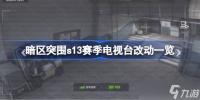 暗区突围s13赛季电视台改动汇总 s13赛季电视台有什么改动