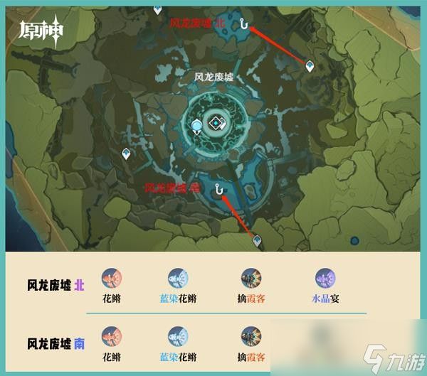 原神钓鱼地点分布图