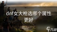 dnf女大枪选哪个属性更好
