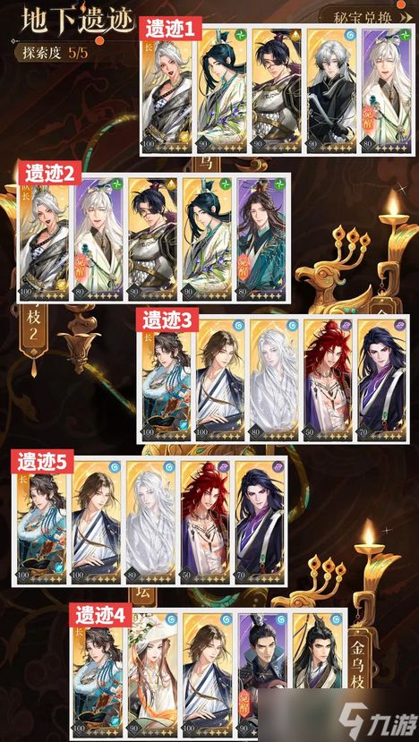 如鸢第7期地宫地下遗迹全通阵容分享
