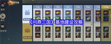 问鼎三国中基地该如何建设