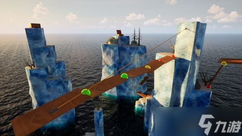 化身企鹅南极上搭建桥梁 独立游戏《连接》Steam上线