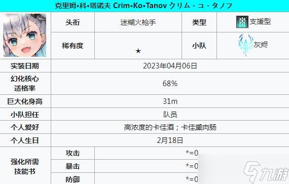 《苍雾世界》新手角色推荐