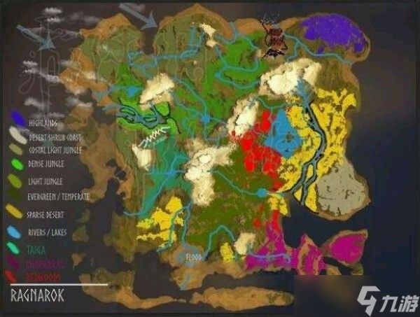 方舟生存进化仙境地图是怎样的