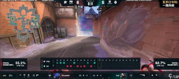 VCT：f0rsakeN火力全开带队前行，PRX2-1击败G2