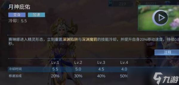 决胜巅峰赛琳娜技能