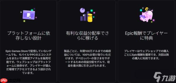 Epic平台推出新服务EpicWeb商店 非上架游戏也可销售内容