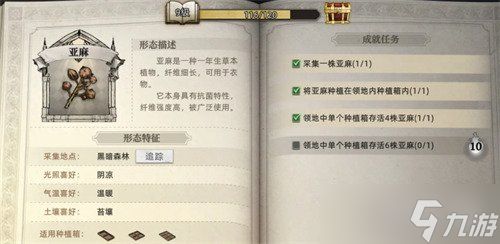荒原曙光亚麻在哪里 亚麻具体位置