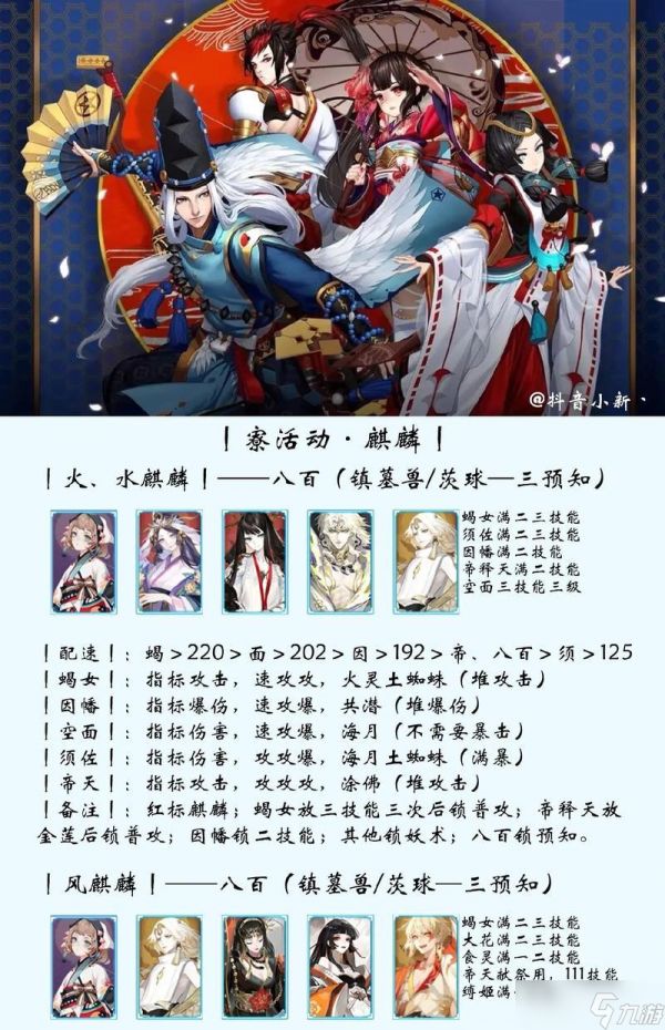 阴阳师中四个主角的选择标准是什么?