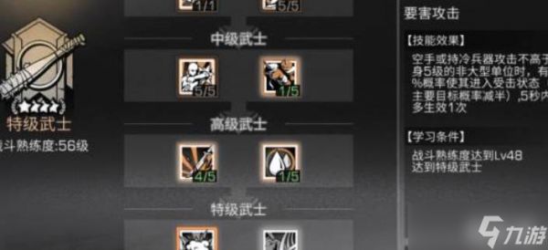 明日之后孢子捕手武士对比