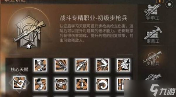 明日之后专属职业