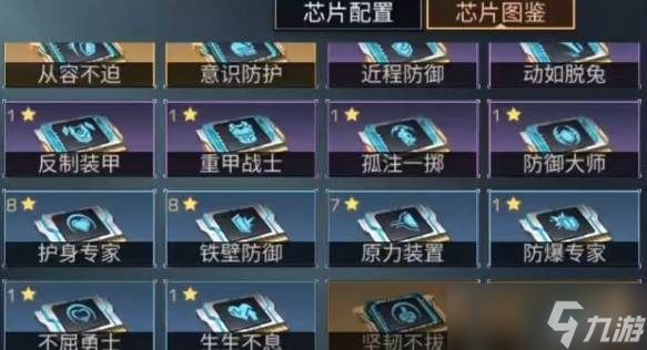 明日之后实用防御芯片