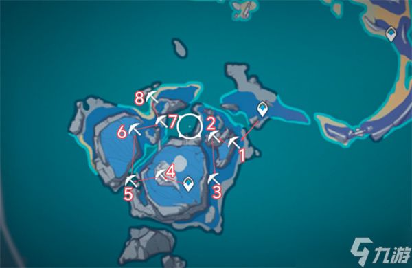 原神月之二版本虹滴晶全收集路线分享