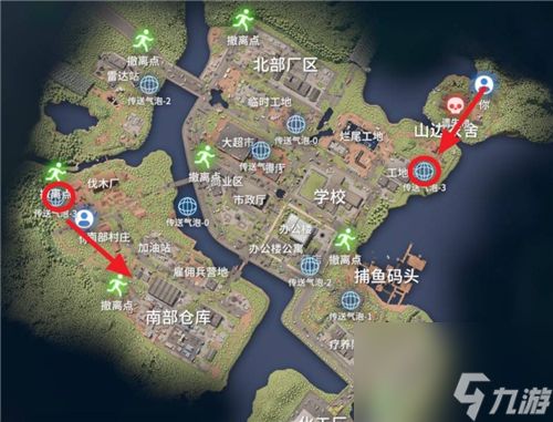 逃离鸭科夫农场镇清图路线