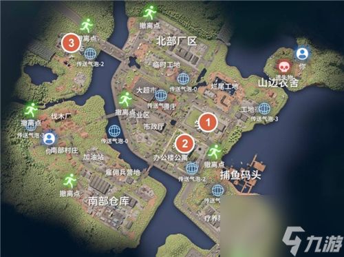 逃离鸭科夫农场镇清图路线