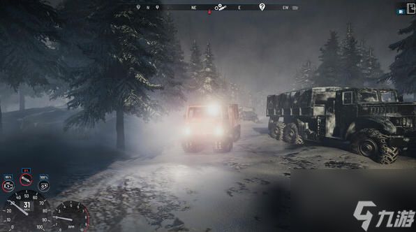 雪地车生存驾驶模拟《冰雪之地》Steam页面上线