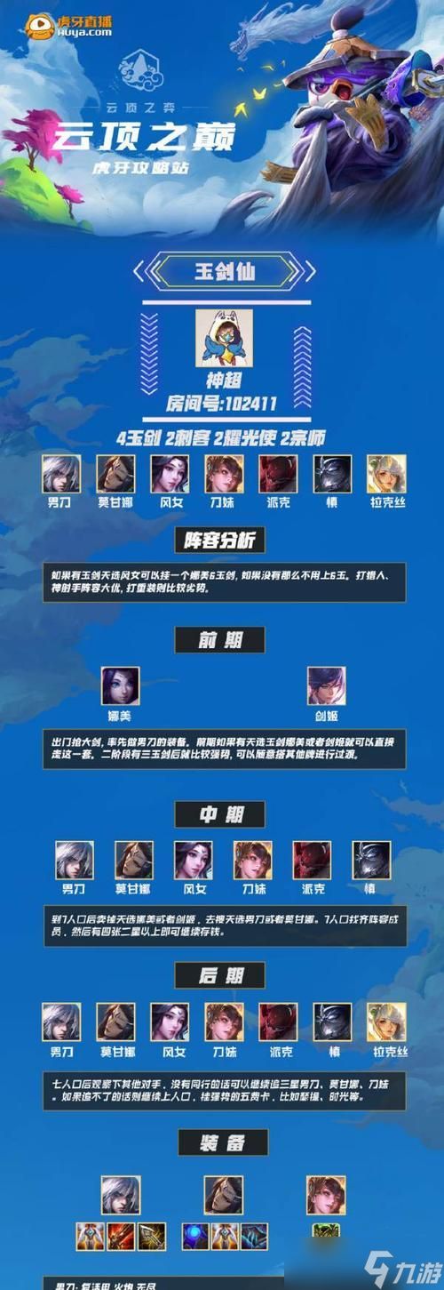 云顶之弈手游玉剑仙装备分配攻略:如何搭配最优方案?