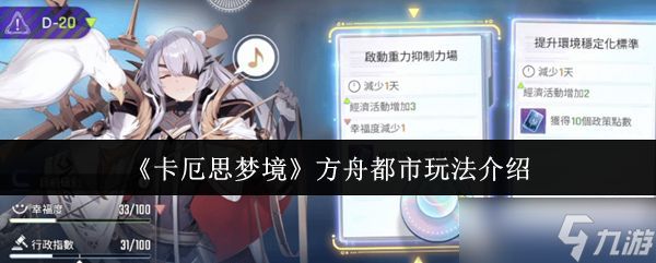 《卡厄思梦境》方舟都市玩法介绍