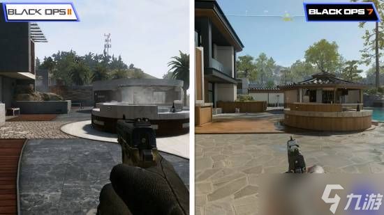 黑色行动7对比黑色行动2:画质与设计的十年飞跃