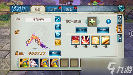 诛仙手游宠物鸟用什么技能好