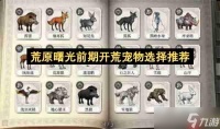 荒原曙光前期开荒宠物选择推荐