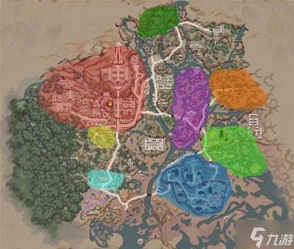 《困兽之国Drova Forsaken Kin》地图解析