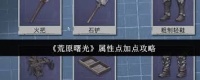 荒原曙光属性点怎么加点