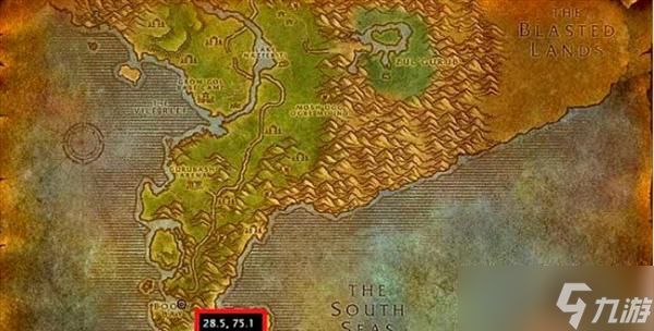 魔兽希塞尔山谷的具体位置在哪里?