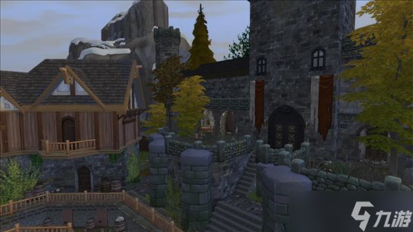 玩家耗时一年在《模拟人生4》中完美还原《上古卷轴5》经典城市