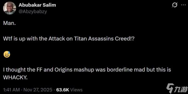 <a linkid=391850>刺客信条</a>：影联动进击的巨人引争议，历史与奇幻融合遭玩家与演员质疑