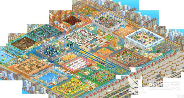 游乐园梦物语布局图 完美布局图细节展示