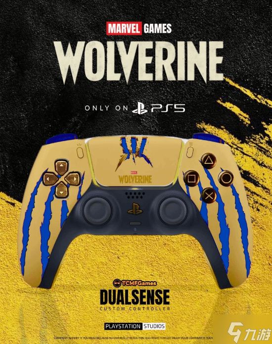 博主设计超帅《漫威金刚狼》主题PS5手柄:如果真出了你会买吗?