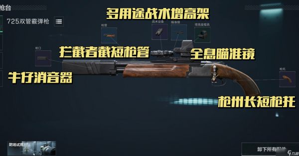 三角洲行动【武器攻略】超级老六在此！725双管霰弹枪改装分享