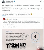 《逃离塔科夫》总监“抱怨”IGN给6分 感觉能有7分吧