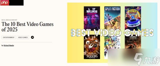 《时代》杂志揭晓今年十大最佳游戏!第一名实至名归