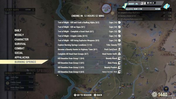 如何在《辐射76》中快速完成“力量与统治力测试”:燃烧之泉