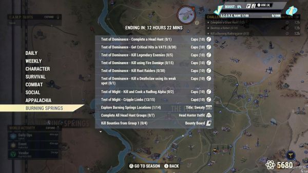 如何在《辐射76》中快速完成“力量与统治力测试”:燃烧之泉