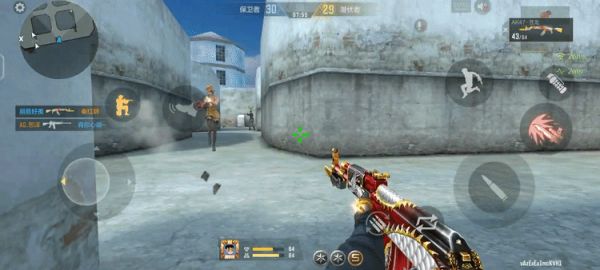 怀旧模式地图解析，CF手游团队模式-营地进攻路线与武器推荐